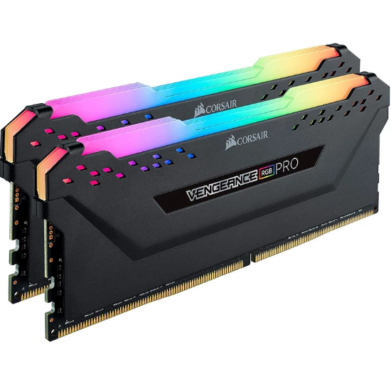 تصویر  رم دسکتاپ DDR4 دو کاناله 3200 مگاهرتز CL16 کورسیر مدل VENGEANCE RGB PRO ظرفیت 16 گیگابایت